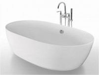 Banheira "Roma" Design Italiano com Misturadora de Pé